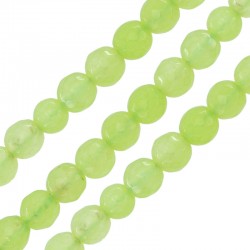 Perle de jade de Montagne Ronde Facettée 6 mm (~61 Pièces)
