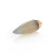 Ciondolo in Ottone con Pietra Semipreciosa Dente 8x23mm