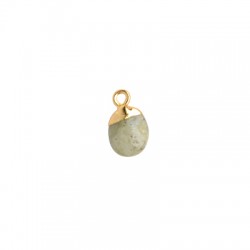 Spectrolite Charm Oval 8x11mm