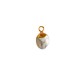 Howlite Charm Oval 8x11mm