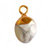 Oro/Howlite Bianco