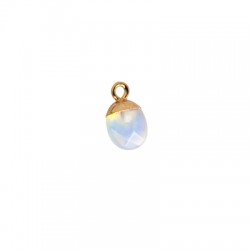 Breloque en opalite artificiel 8x11mm