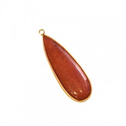 Pendentif en semi-précieuse 18x52mm