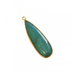Pendentif en semi-précieuse 18x52mm