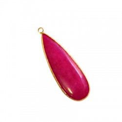Pendentif en semi-précieuse 18x52mm