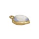 Pendentif cœur en pierre semi-précieuse 12mm