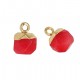 Charm Polygon with Brass Setting 10mm
