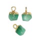 Gemstone Charm Polygon 6x7mm