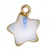 Blanc opalescent/Or