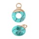 Charm rond en Howlite 10 mm