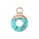 Charm rond en Howlite 10 mm
