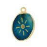 Or/Bleu/Bleu clair/Jaune