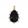 Or/ Obsidienne noire