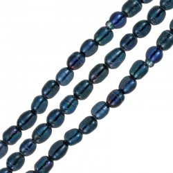 Perle D'Eau Douce 7 x 8 mm Ø 0.5 mm (39 Pièces)