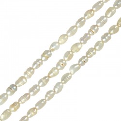 Perla Cultivada (~3-4mm) (Ø~0.6mm) (~63pcs)