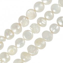 Fresh Water Pearl Bead (~8-9mm Ø~0.8mm (~47pcs)