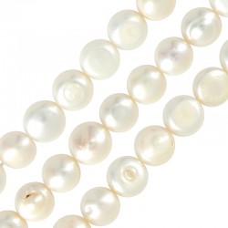 Perla D'Acqua Dolce (~10-11 mm Ø~0.6 mm (~37 Pezzi)