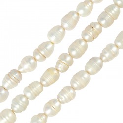 Perla D'Acqua Dolce (~9-10 mm Ø~2 mm (~41 Pezzi)