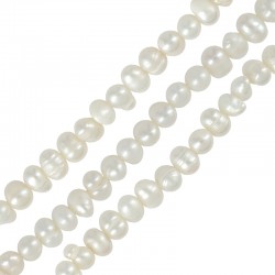 Perle D'Eau Douce (3-4 mm Ø~0.7 mm (~89 Pièces)