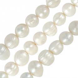 Fresh Water Pearl Bead 10-11mm Ø~0.6mm (~36pcs/str)