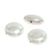 Sea Shell Pearl Bead Round Flat 12mm/5mm Ø1mm