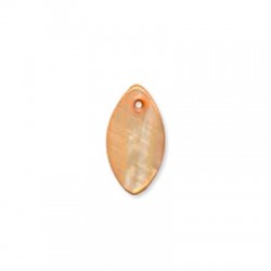 Charm di Madreperla Ovale 9x18mm