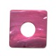 Colgante de Nacar Cuadrado con Agujero 45x45mm