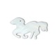 Cheval Coquillage 45 x 27 mm