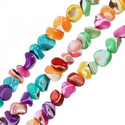 Shell Irregular Bead 6-8mm Ø~0.6mm (~67pcs)