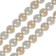 Pearlin on Natural Shell Bead Round 8mm