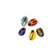 Cowry Shell with Enamel ~8x12mm
