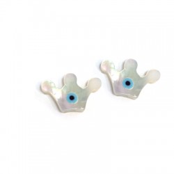 Nacre avec œil chaolite 10x15mm