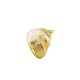 Colgante de Concha Marina Chapado ~23 x 18 mm