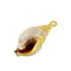 Ciondolo Conchiglia Placcato ~20X38 mm