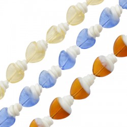Entrepieza de Cristal Murano Concha 29mm