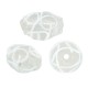 Perla di Vetro in Stile Murano Ovale 15X24 mm Ø2 mm