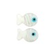 Cuenta de Vidrio con Forma de pez 20 x 15 mm