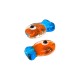 Cuenta de Vidrio con Forma de pez 20 x 15 mm