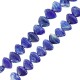 Cuenta de Cristal Estilo Murano con Forma de Concha 16 x 22 mm Ø ~2,2 mm (25 Unidades)φ