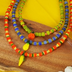 Colgante de Vidrio de Murano Maíz 8x25mm