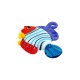 Pendentif en Verre de Murano Poisson Multicolore ~35 x 40 mm