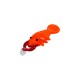 Murano Style Glass Pendant Lobster ~10x35mm