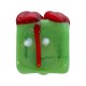 Perle de Noël de Style Murano 12 x 14 mm