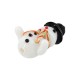 Pendentif en Verre de Style Murano Bonhomme de Neige ~17X25Mm/ 12mm
