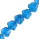 Entrepieza de Cristal Decorado Flor 8x13mm