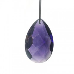 Crystal Pendant Drop 30x21mm Ø1mm