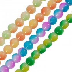 Perle en Verre Ronde 6 mm (~138 Pièces)