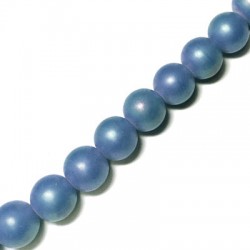 Bola de Vidrio Efecto Perla 6mm (65unid/tira)