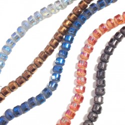 Γυάλινη Χάντρα Κρυσταλλάκι 3mm (~150τμχ/κορδόνι)