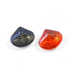 Pendentif en Verre en Forme de Coquillage 16 x 13 mm Ø 1.2 mm